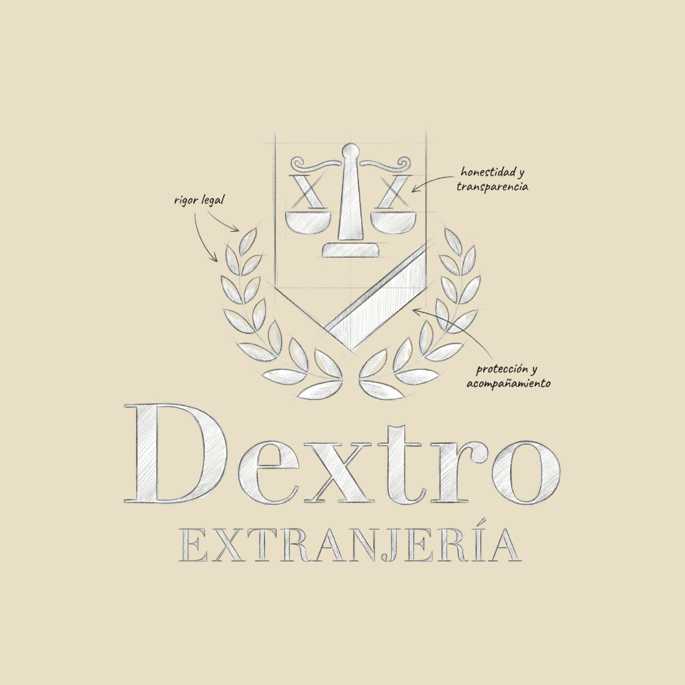 boceto logo dextro